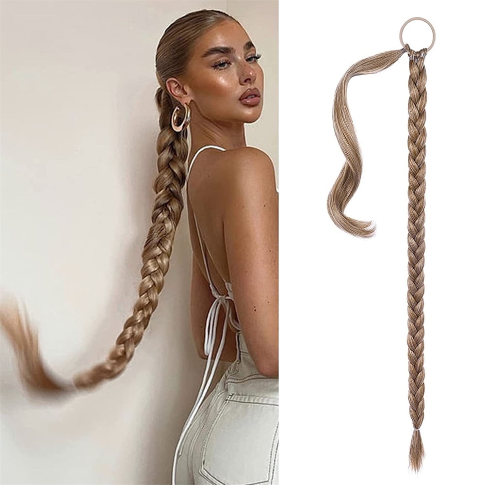 Jademall Gold Hair 2 Pcs 33.8in Extension Hair Braid Extensions ...