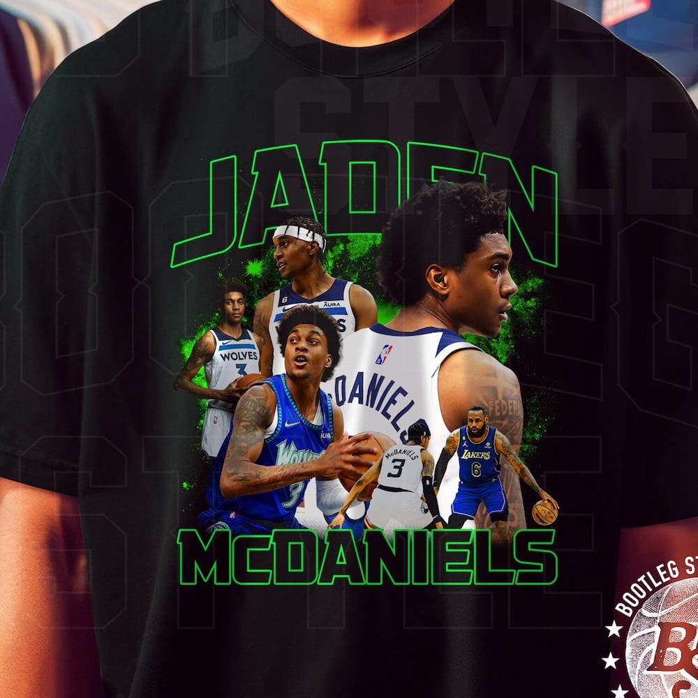 Jaden McDaniels 90 Bootleg Style Rap Shirt for Men Women Vintage ...