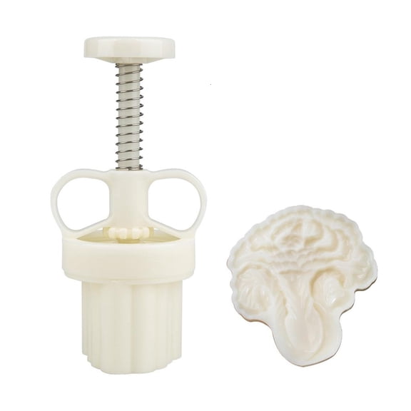 Jades Cabbage Pastries Mold Hand Pressed Cakes Maker Bean Pastes Cake Mold Dessert Bakewares for Cooking Lover