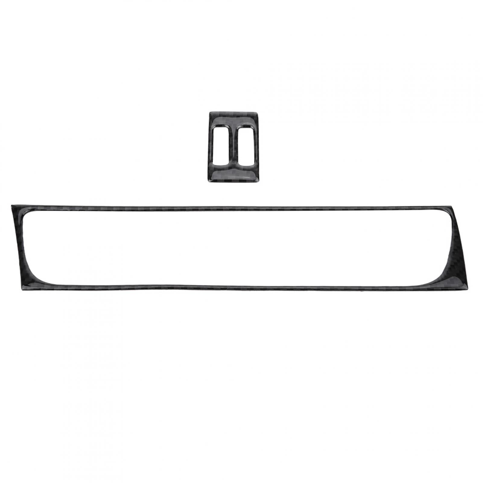 Jadeshay Carbon Fiber Car Air Conditioning Outlet Vent Frame Cover Trim