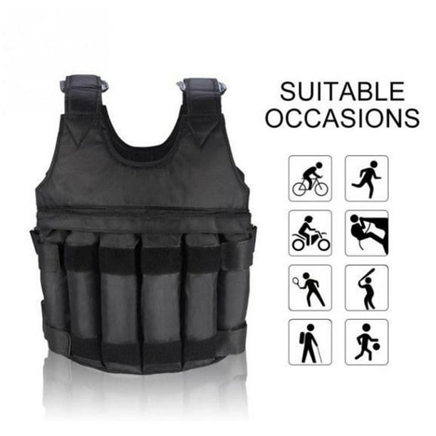 Jadeshay Weighted Vest for Men Workout Adjustable Weight Vests 20lbs