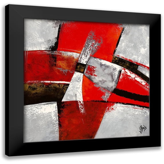 Jadis 12x12 Black Modern Framed Museum Art Print Titled - Graphique II