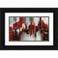 thumbnail image 1 of Jadis 14x10 Black Ornate Wood Framed with Double Matting Museum Art Print Titled - Battement de coeur, 1 of 4