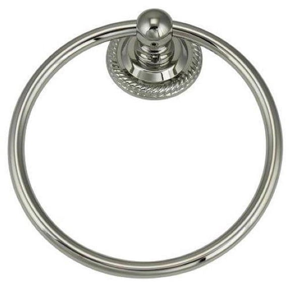 Jado 95-016150.150 Wynd 816 Towel Ring, Platinum Nickel