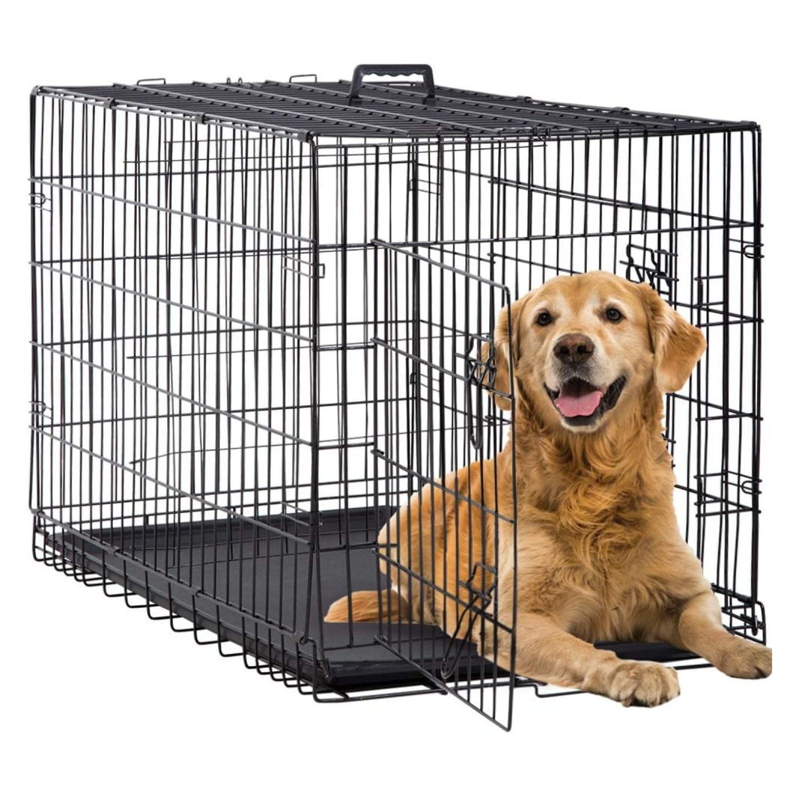 Jadona 24,30,36,42, Inch Dog Crates for Large Dogs Folding Mental Wire