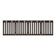 Jadona 24" Folding Wooden Freestanding Pet Gate W/360° Hinge Dog Gate