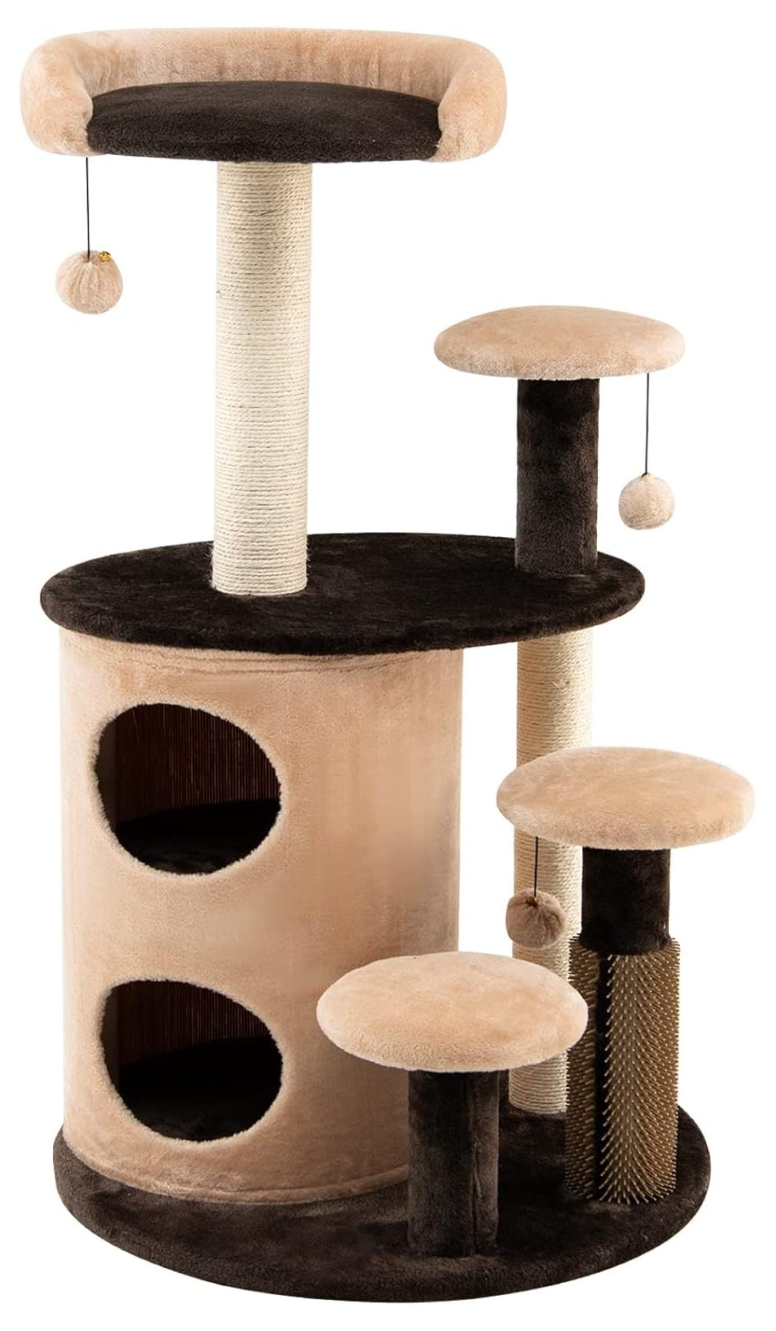 Jadona 40 Inch for Indoor Cats, MultiLevel Cat Tower with 2 Condos