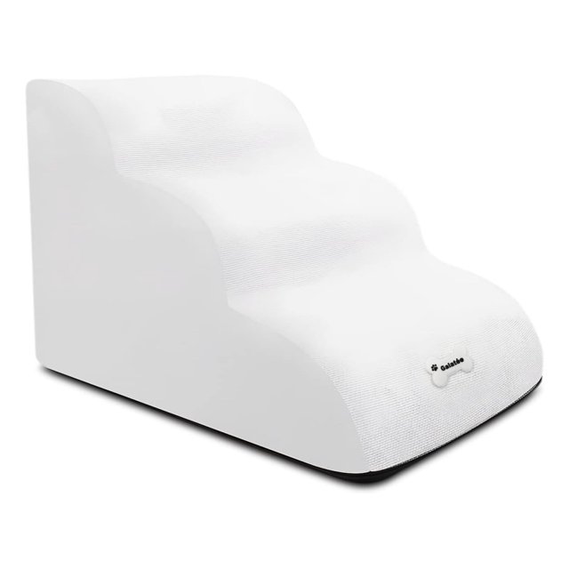 Jadona Dog Stairs, Soft Comfortable Pet Stairs with Washable & Zippered