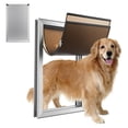 Jadona Extra Large Dog Door, Aluminum Frame Pet Door 17.5" x 27.7