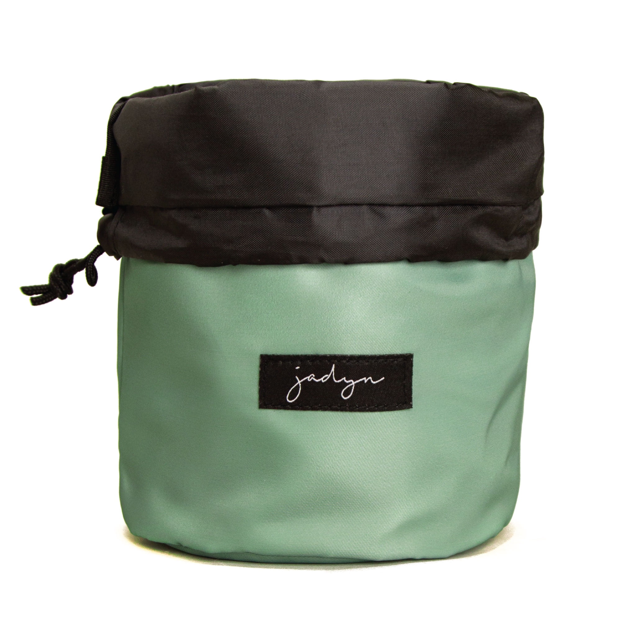 cinch top makeup travel bag Jadyn Cosmetic Cinch Compact Travel Makeup Bag and Cosmetic Organizer (Sage  Green)