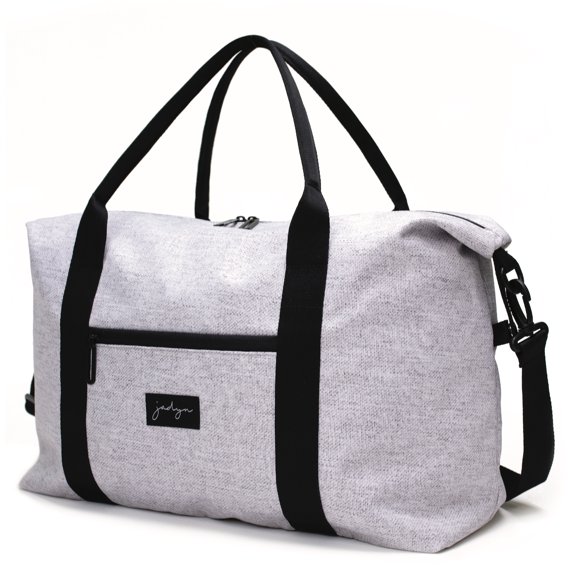 Jadyn Lola Travel Bag, Weekender/Overnight Duffel, Gym Tote Bag for Women (Heather Gray)