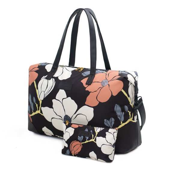 Jadyn Luna 37L Weekender and Travel Bag for Women (Magnolia Black)
