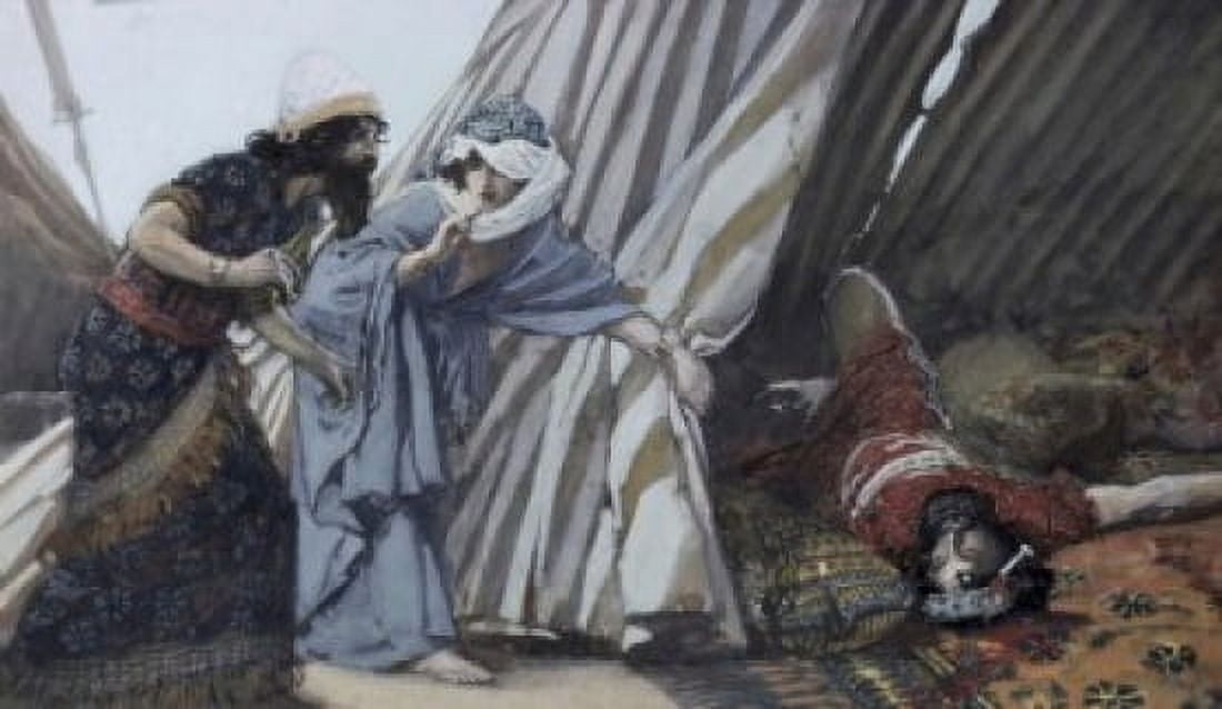 Jael Shows to Barak Sisera Lying Dead James Tissot (1836-1902French) Jewish Museum New York USA Canvas Art - James Tissot (18 x 24)