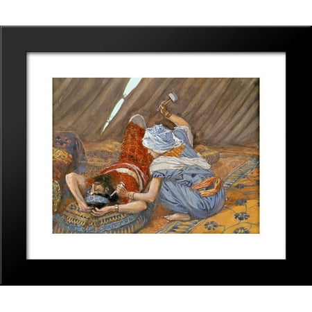 Jael Smote Sisera, and Slew Him 20x24 Framed Art Print by James Tissot