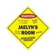 thumbnail image 1 of Jaelyn's Room Sign Crossing Zone Xing | Indoor/Outdoor | 14" Tall kids bedroom decor door children's name boy girl, 1 of 5