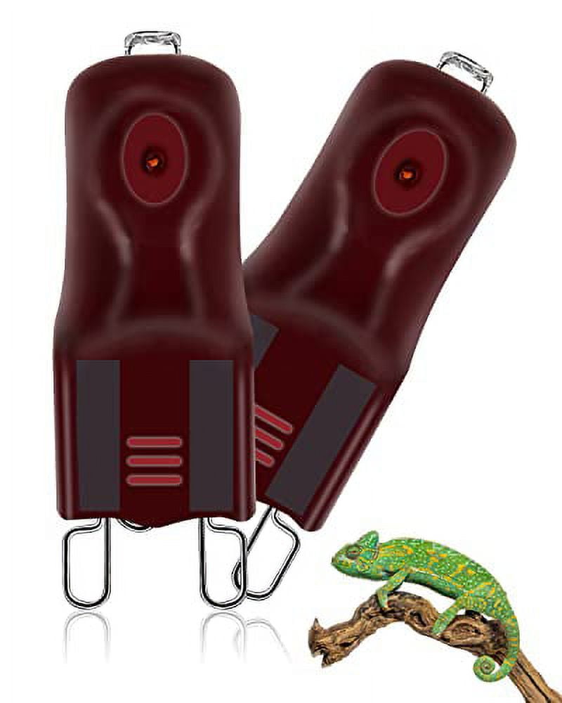 Jaenmsa G9 Heat Lamp Bulbs for Reptile, 25W Lizard Tank & Bearded