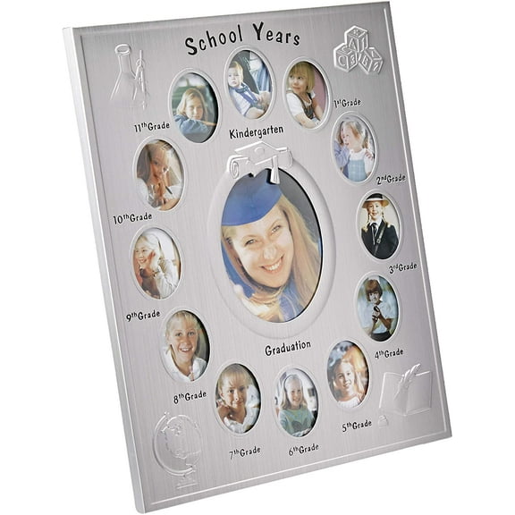 Jaf Gifts 2" x 3" Aluminum Picture Frames, Silver, 13-Pieces