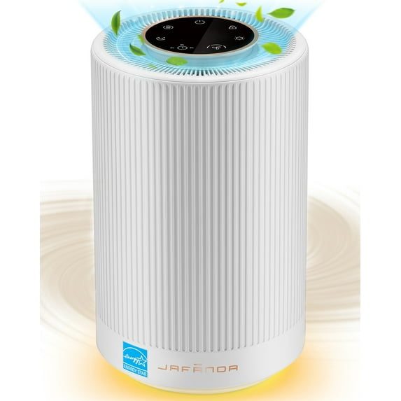 Jafanda Air Purifier Quiet JF100 H13 True HEPA for Home Bedroom Office 450 Sq.ft Coverage White