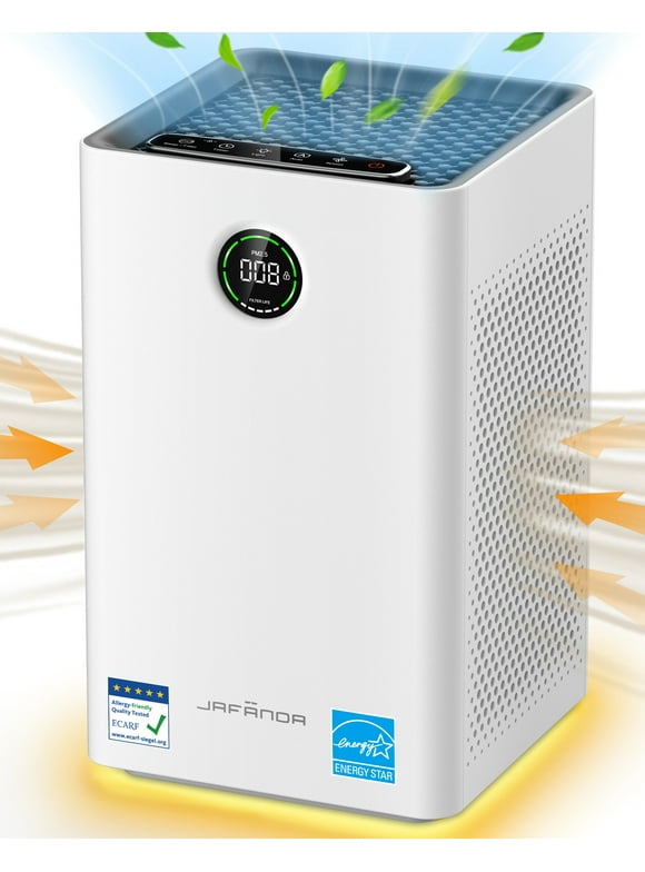 Jafanda Air Purifier for Home Large Room Up To 1190ft² H13 True HEPA Air Cleaner JF260 Quiet