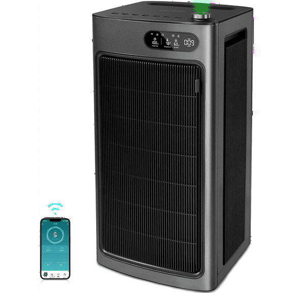 Jafanda Smart 6862 Sq.ft H13 HEPA Air Purifier, Black