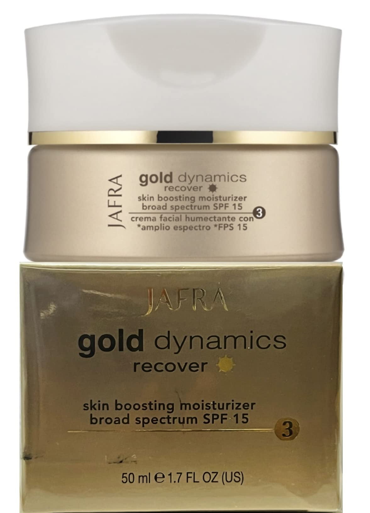 Jafra Gold Dynamics Recover ZS23 Skin Boosting Moisturizer Broad