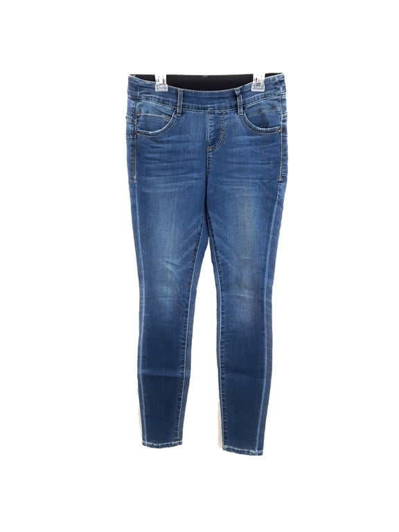 High Rise Skinny Jegging Pants, Blue, 0P