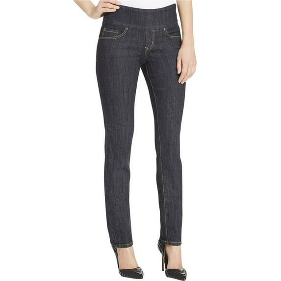 Jag Jeans Womens Dark Wash Pull On Straight Leg Jeans