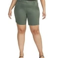 thumbnail image 1 of Jag Womens 8 In. Inseam Casual Bermuda Shorts, Green, Plus Size, 20W, 1 of 1