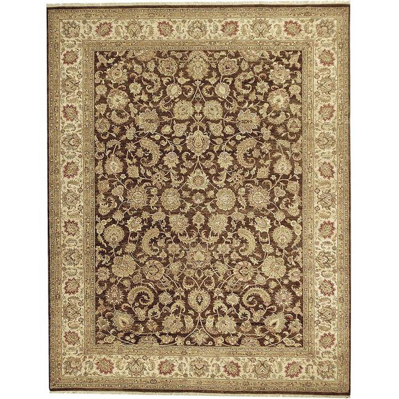 Jagapatti Yezd Brown & Cream Area Rug - 6 x 9 ft. - Walmart.com