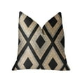 thumbnail image 1 of Jager Dotz Blue & Beige Luxury Throw Pillow, 24 x 24 in., 1 of 1