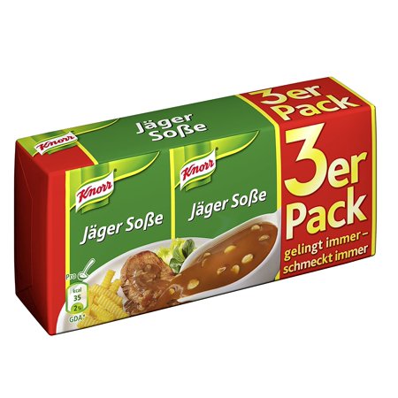 Jager Sauce, Hunter Sauce (Knorr) 3 Pk (3 X 1/4 Liter)