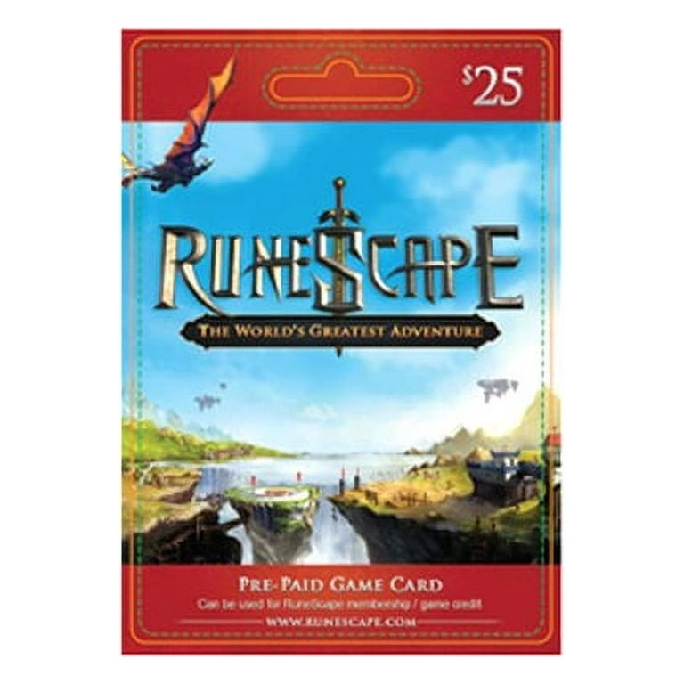 RuneScape Card] Card Gift Jagex [Physical 25