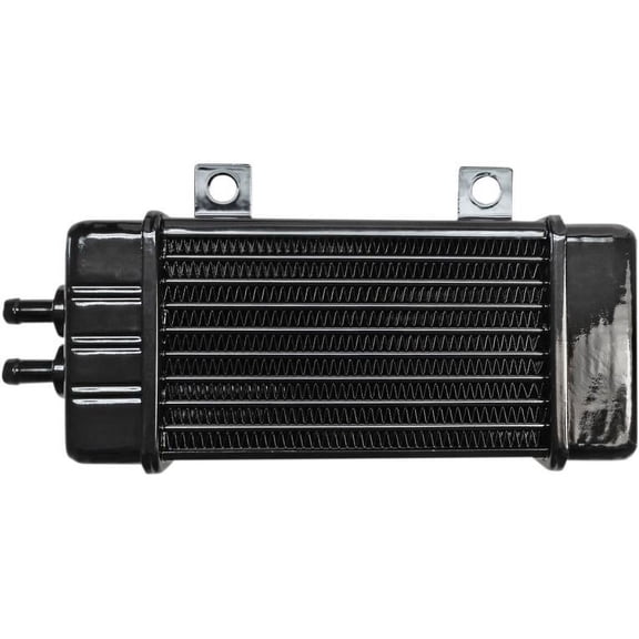 Jagg Oil Coolers 3150 Universal 10-Row Oil Cooler -  8.25 L x 4 W x 1.5 D - 2 Mounting Tabs