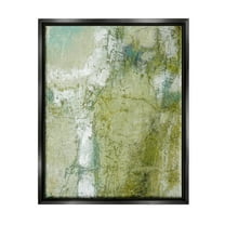 Jagged Abstract Composition Abstract Painting Jet Black Framed Art Print Wall Art