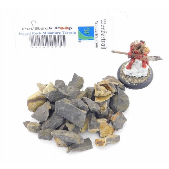 Jagged Rock Miniature Terrain Pet Rock Poop Series Wondertrail