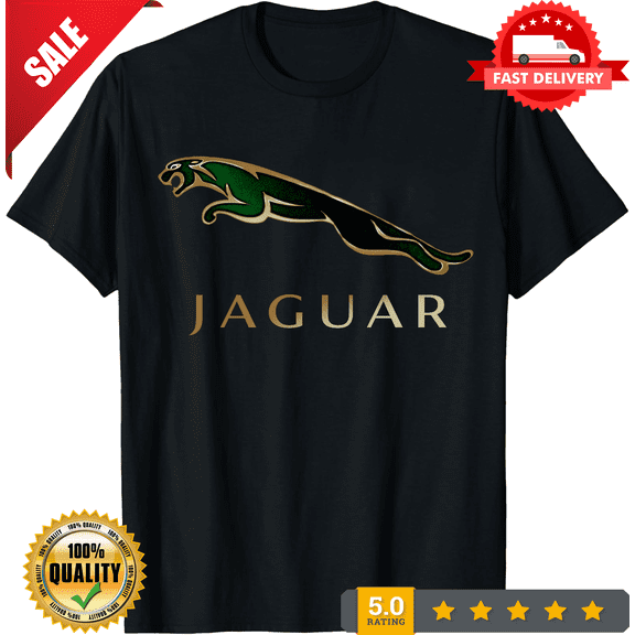 Jaguar Car Logo Car Black T-Shirt -243, NEW INSTOCK-TH71059