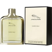 Jaguar Classic Gold Eau de Toilette for Men, 3.4 oz Spray – Fresh Woody Citrus Fragrance