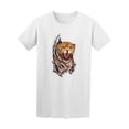 thumbnail image 1 of Jaguar Claws Tearing Fabric Tee Men's -Image by Shutterstock, 1 of 4