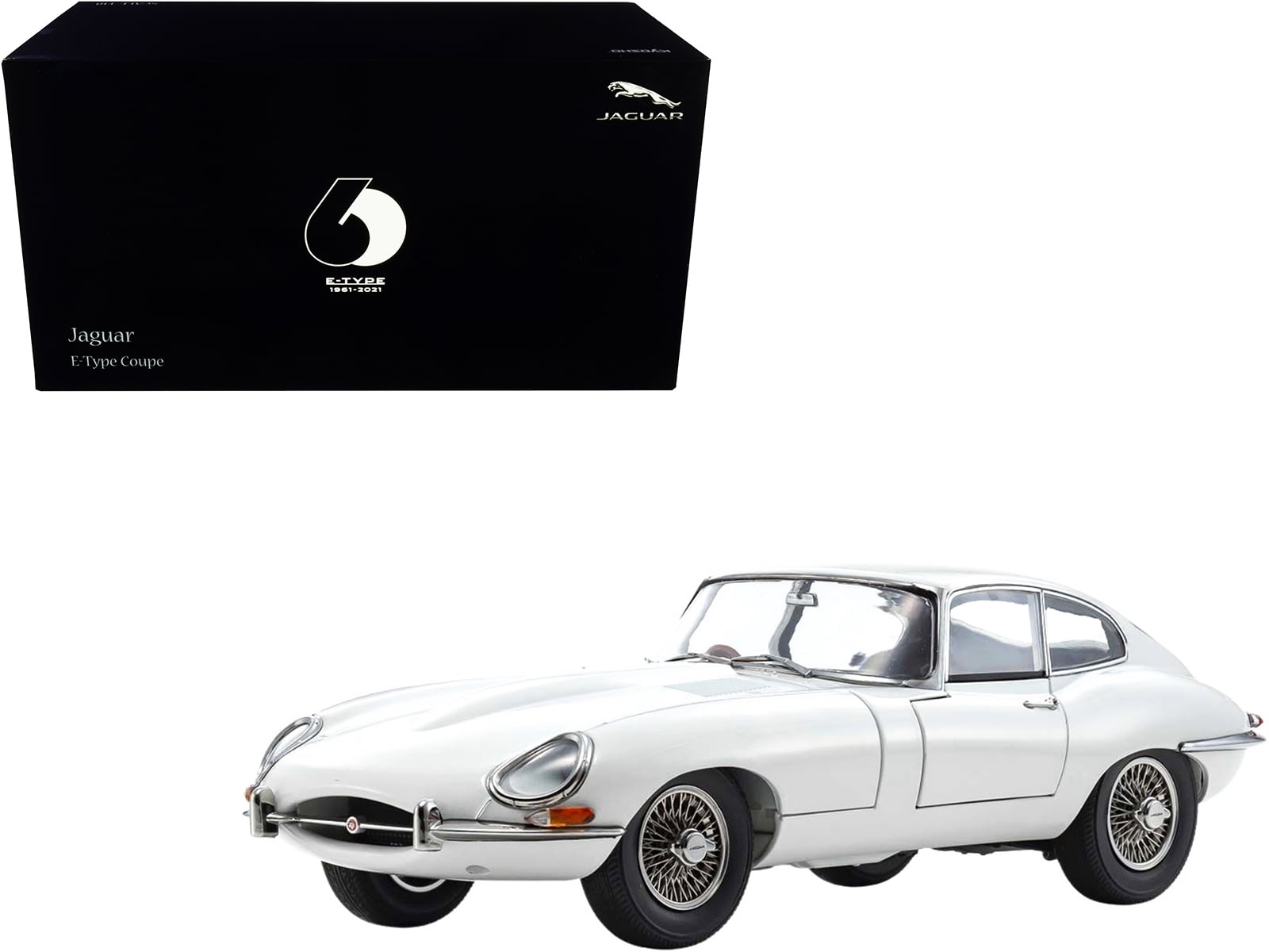 Jaguar e type store diecast 1 18