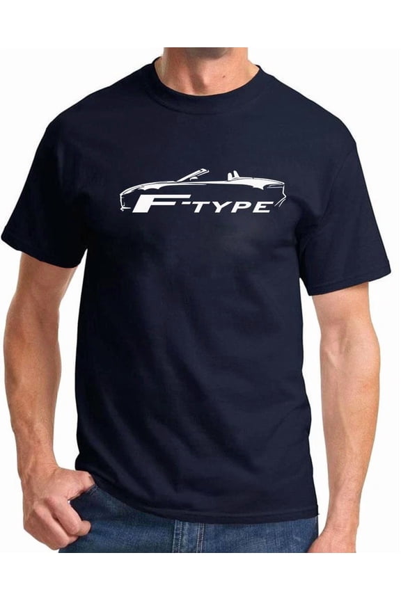Jaguar F-Type Convertible Classic Outline Design Tshirt NEW COLORS