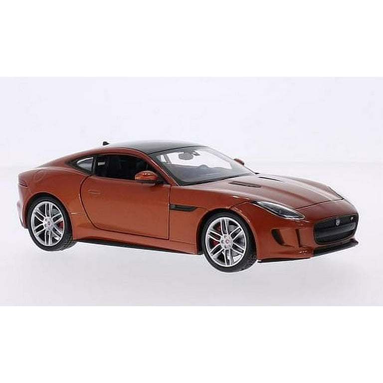 Jaguar F Type Coupe copper black Model Car Ready made Welly 1