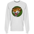 thumbnail image 1 of Jaguar Head Forest  Sweatshirt Men -Image by Shutterstock, Male 3X-Large, 1 of 2