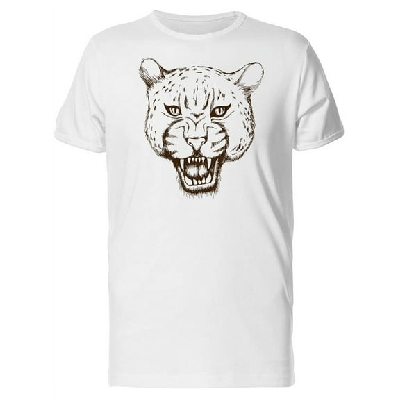Jaguar Sketch T-Shirt Men -Image by Shutterstock, Male 4X-Large