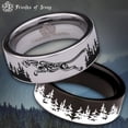 thumbnail image 1 of Jaguar Tungsten Carbide Ring, 1 of 9