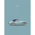 thumbnail image 1 of Jaguar XK140 Blue Poster Print by Mark Rogan   RGN113103, 1 of 1
