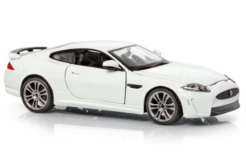 Jaguar XKR-S, White - Bburago 21063W - 1/24 Scale Diecast Model Toy Car