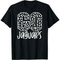 thumbnail image 1 of Jaguars Team Mascot School Spirit Game Night Leopard Print T-Shirt, 1 of 3