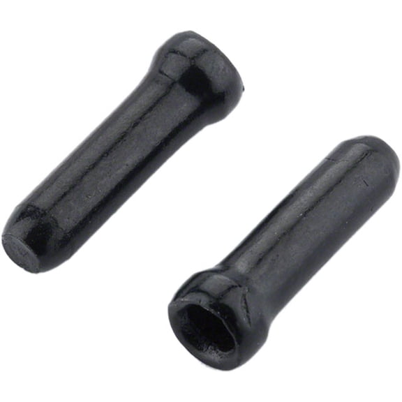 Jagwire 1.8mm Cable End Crimps, Black, Bag of 20