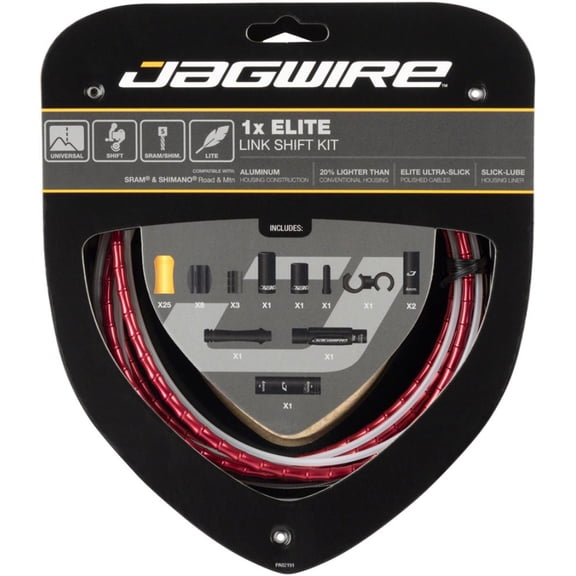 Jagwire 1x Elite Link Shift Cable Kit SRAM/Shimano w/ Polished Ultra-Slick Cable
