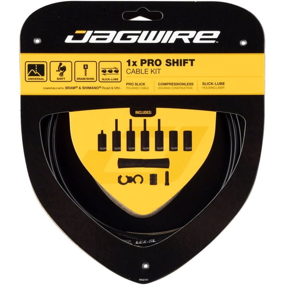 Jagwire 1x Pro Shift Kit Road/Mountain SRAM/Shimano, Black